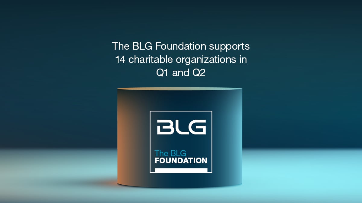 The BLG Foundation supports 14 charities in its first round of giving