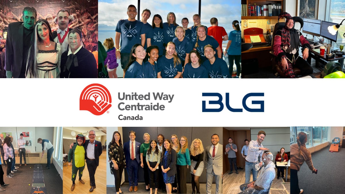 BLG stands united: Helping United Way make a difference in Canadian communities