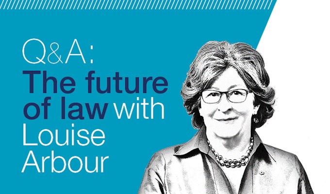 The future of law: A Q&A with Louise Arbour