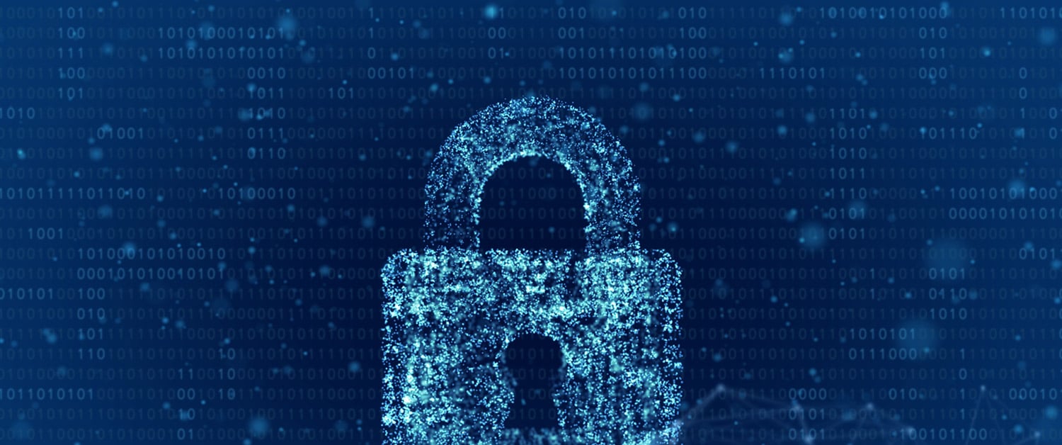 Digital pixel image of padlock