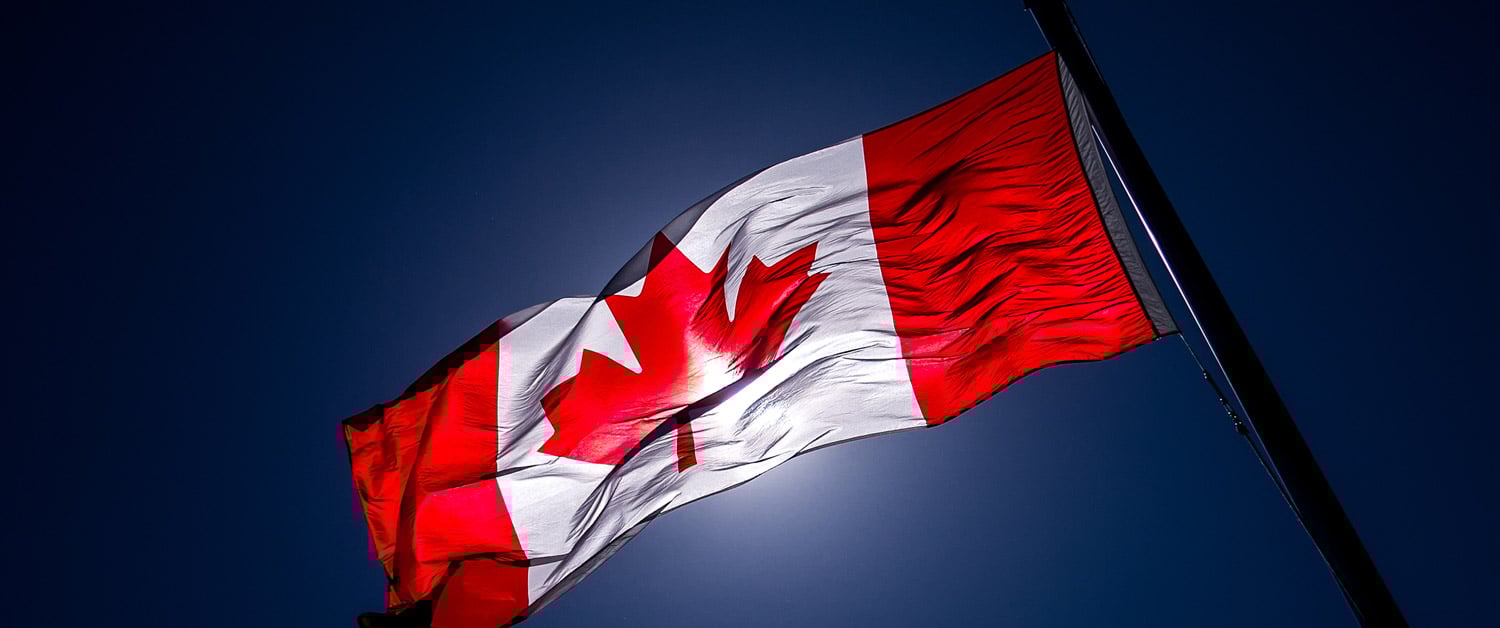 a red white and blue flag