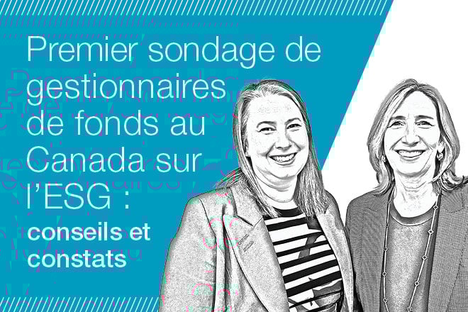 Premier sondage de gestionnaires de fonds au Canada sur l'ESG: conseils et constats
