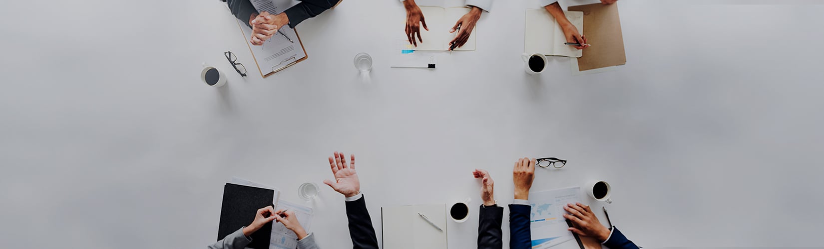 People in a meeting