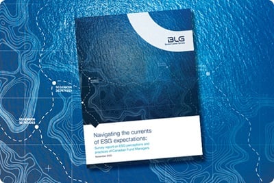 Cover image of BLG's Investment Funds ESG report